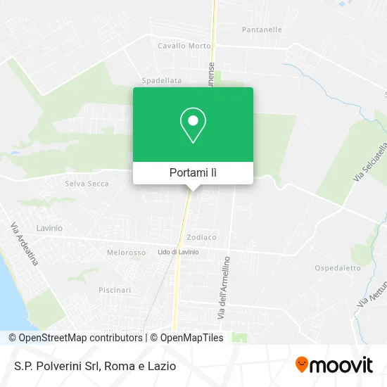 Mappa S.P. Polverini Srl