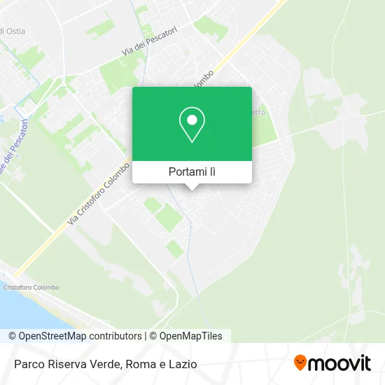 Mappa Parco Riserva Verde