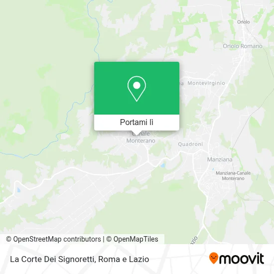 Mappa La Corte Dei Signoretti
