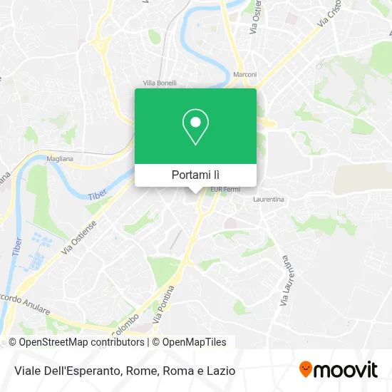 Mappa Viale Dell'Esperanto, Rome
