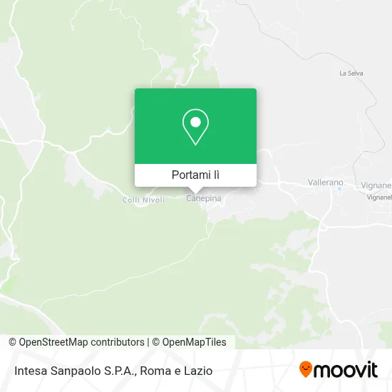Mappa Intesa Sanpaolo S.P.A.