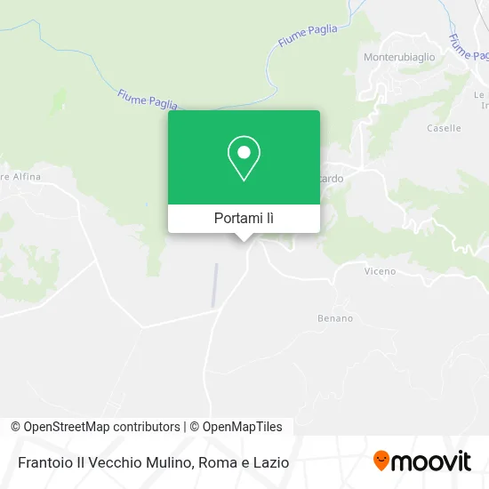 Mappa Frantoio Il Vecchio Mulino