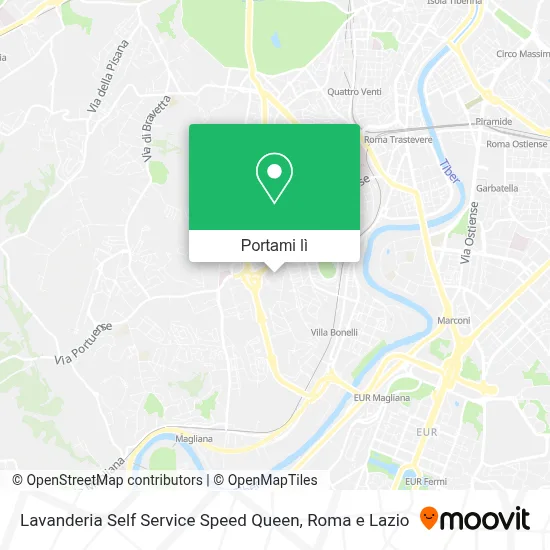 Mappa Lavanderia Self Service Speed Queen