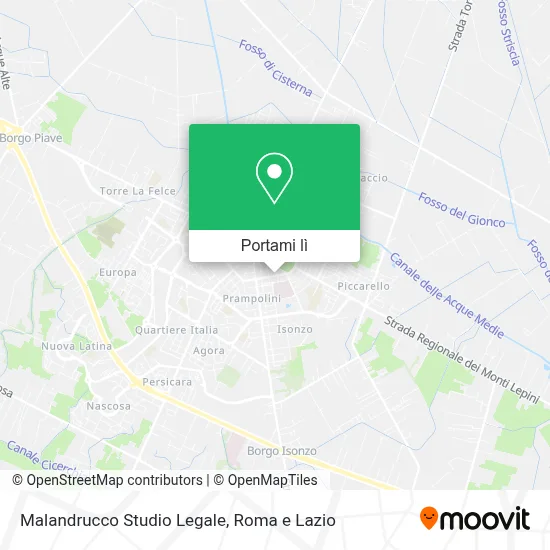 Mappa Malandrucco Studio Legale