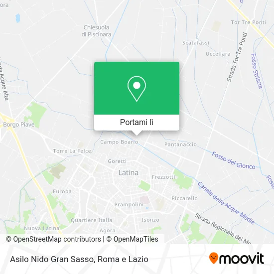 Mappa Asilo Nido Gran Sasso