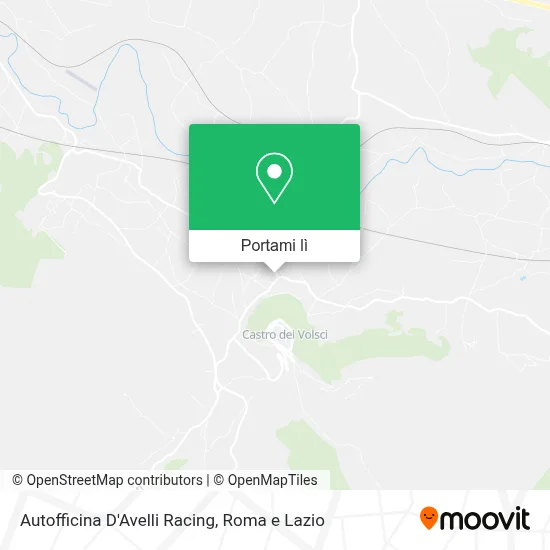 Mappa Autofficina D'Avelli Racing