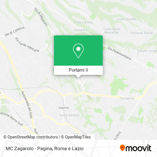 Mappa MC Zagarolo - Pagina