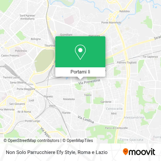 Mappa Non Solo  Parrucchiere  Efy Style