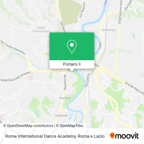 Mappa Rome International Dance Academy