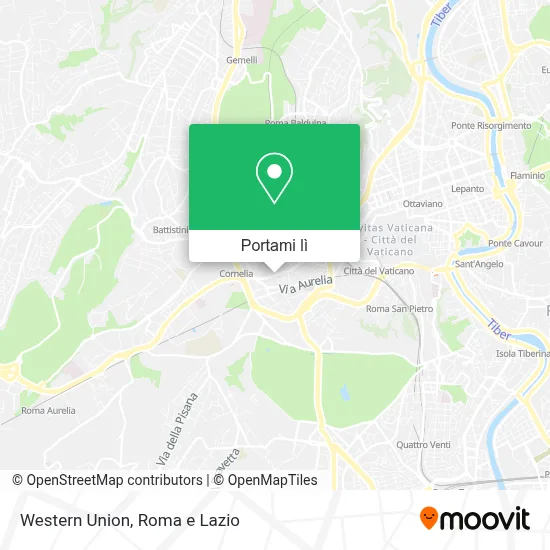 Mappa Western Union