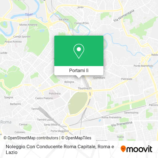 Mappa Noleggio Con Conducente Roma Capitale