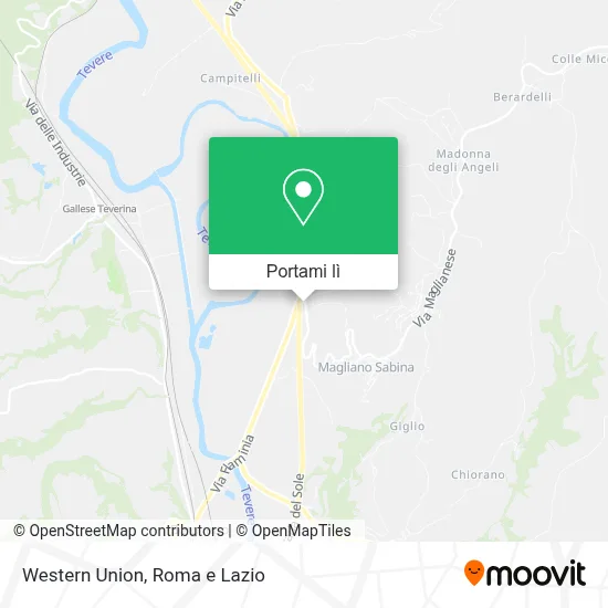 Mappa Western Union