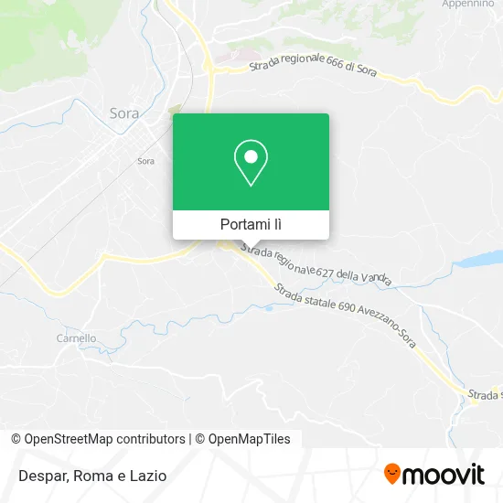 Mappa Despar
