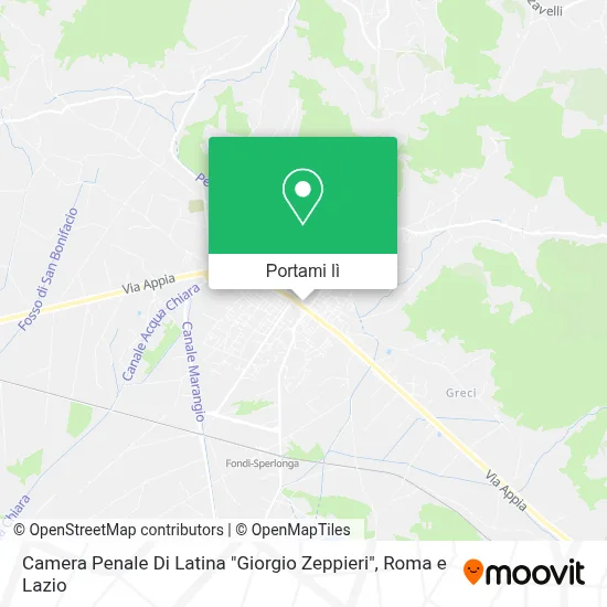 Mappa Camera Penale Di Latina "Giorgio Zeppieri"