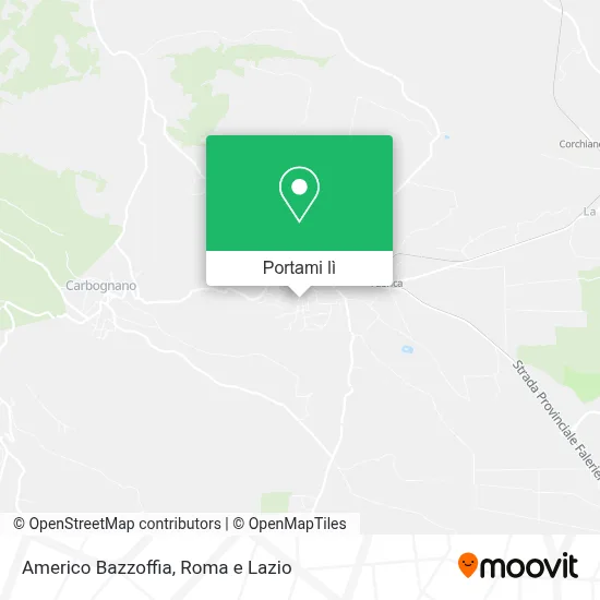 Mappa Americo Bazzoffia