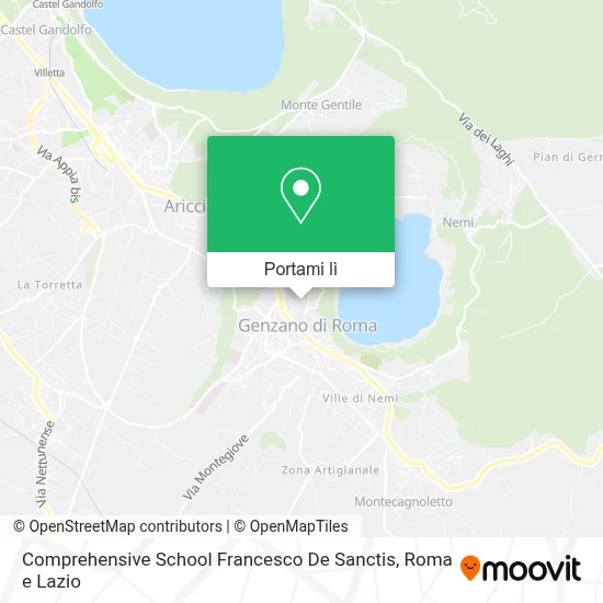 Mappa Comprehensive School Francesco De Sanctis