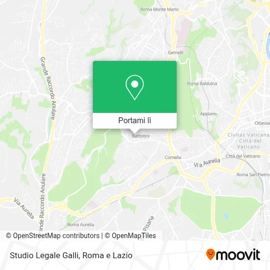 Mappa Studio Legale Galli