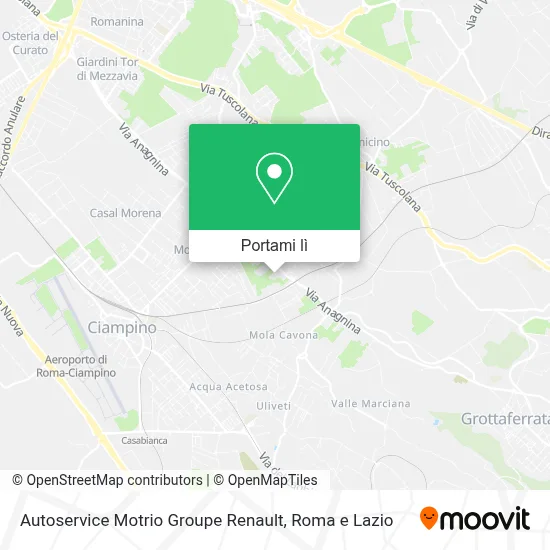 Mappa Autoservice Motrio Groupe Renault