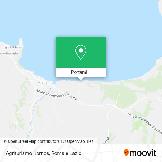 Mappa Agriturismo Kornos