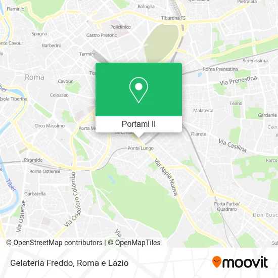 Mappa Gelateria Freddo