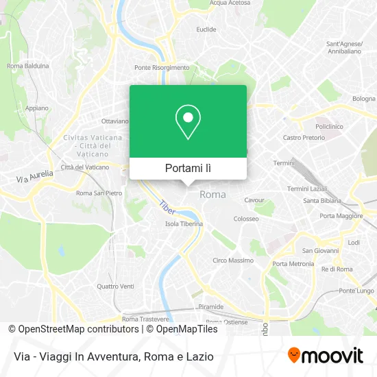 Mappa Via - Viaggi In Avventura