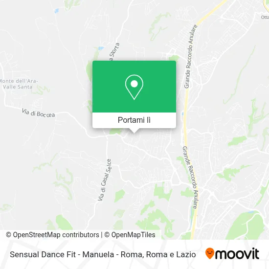 Mappa Sensual Dance Fit - Manuela - Roma