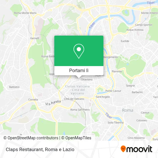 Mappa Claps Restaurant