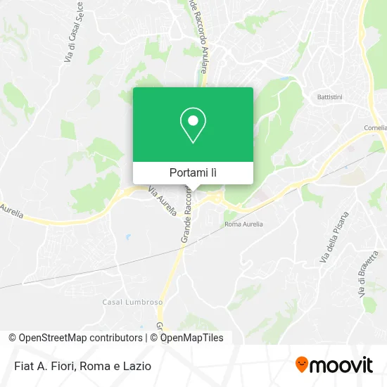 Mappa Fiat A. Fiori