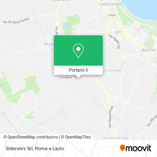 Mappa Siderserv Srl