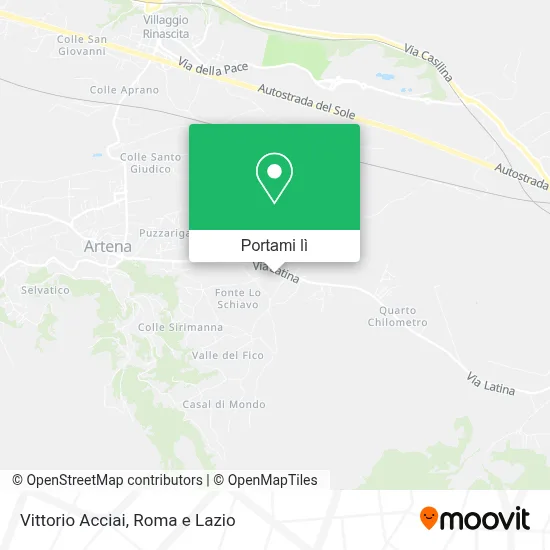 Mappa Vittorio Acciai