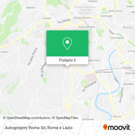 Mappa Autogregory Roma Srl