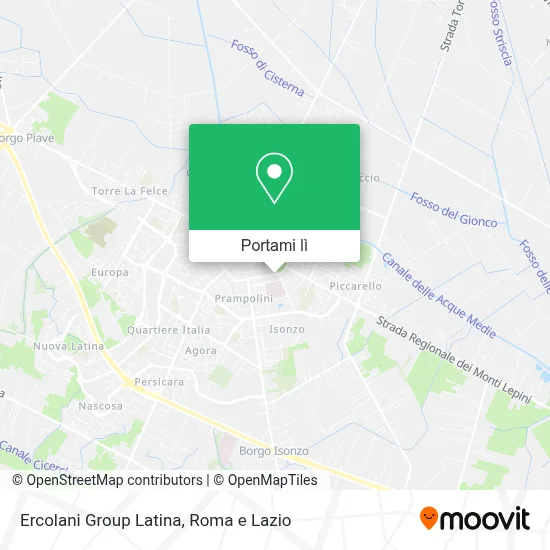 Mappa Ercolani Group Latina
