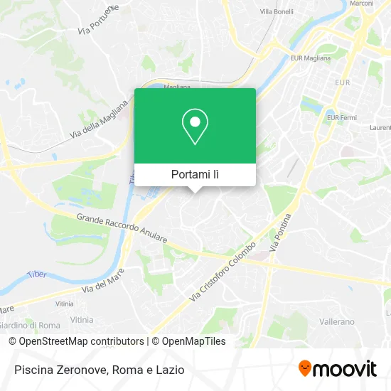 Mappa Piscina Zeronove