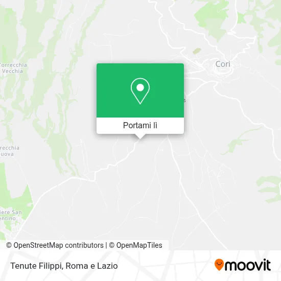 Mappa Tenute Filippi