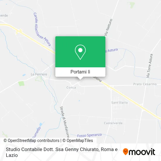 Mappa Studio Contabile Dott. Ssa Genny Chiurato