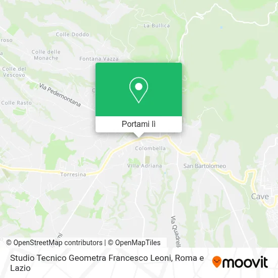 Mappa Studio Tecnico Geometra Francesco Leoni