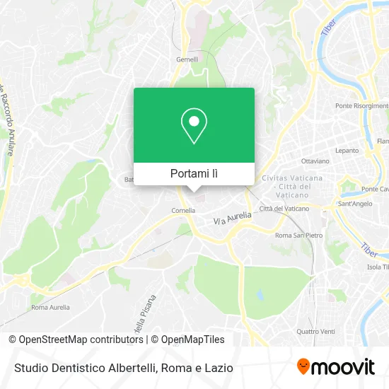 Mappa Studio Dentistico Albertelli