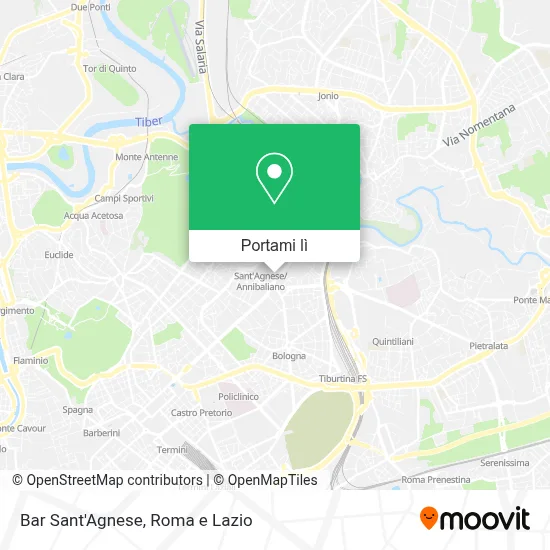 Mappa Bar Sant'Agnese