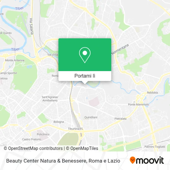 Mappa Beauty Center Natura & Benessere