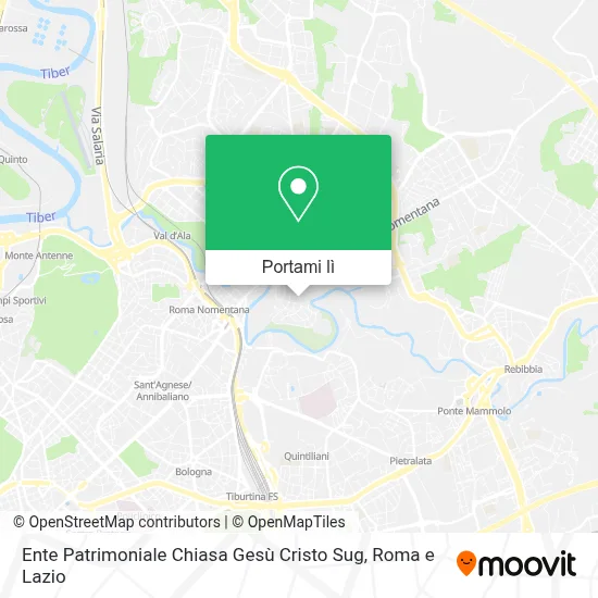 Mappa Ente Patrimoniale Chiasa Gesù Cristo Sug