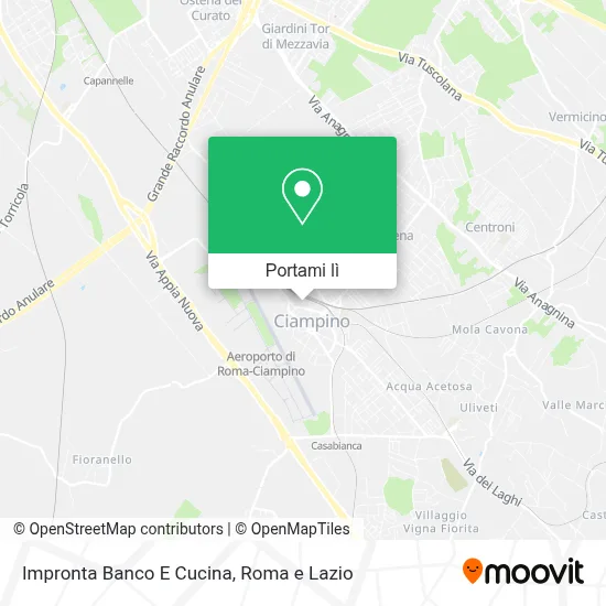 Mappa Impronta Banco E Cucina