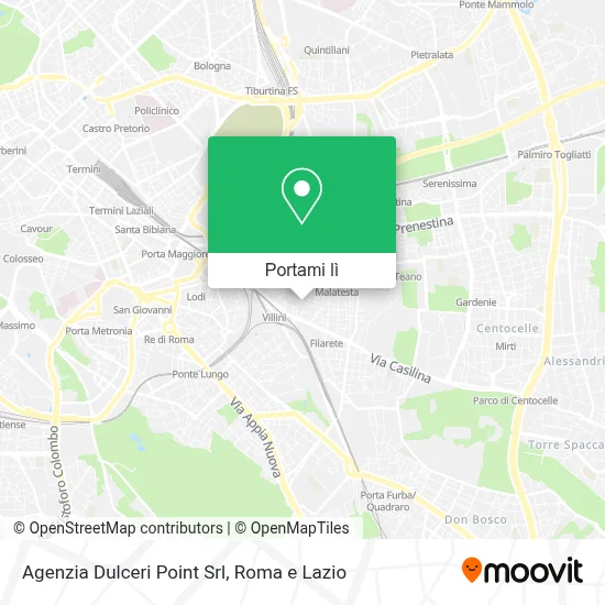 Mappa Agenzia Dulceri Point Srl