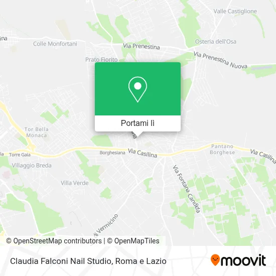 Mappa Claudia Falconi Nail Studio