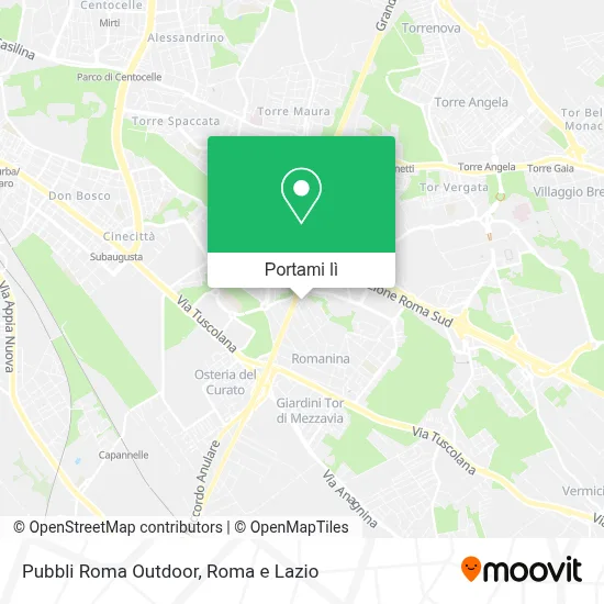 Mappa Pubbli Roma Outdoor