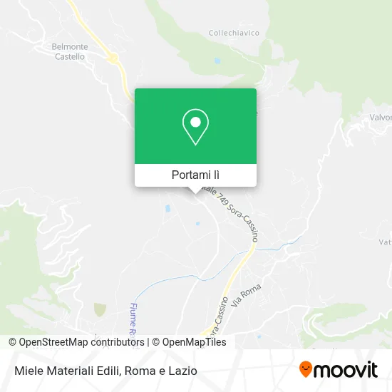 Mappa Miele Materiali Edili