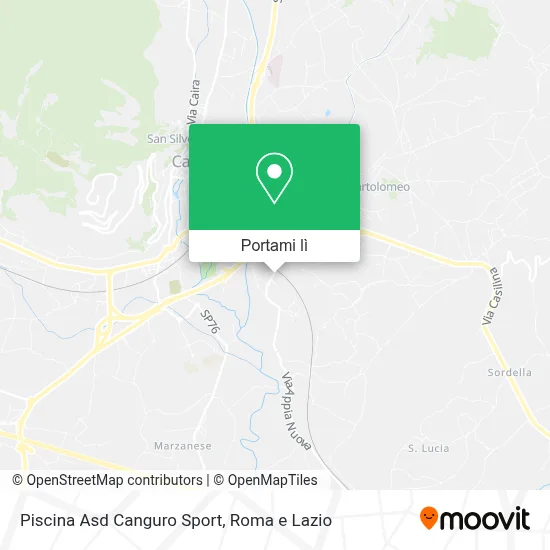 Mappa Piscina Asd Canguro Sport