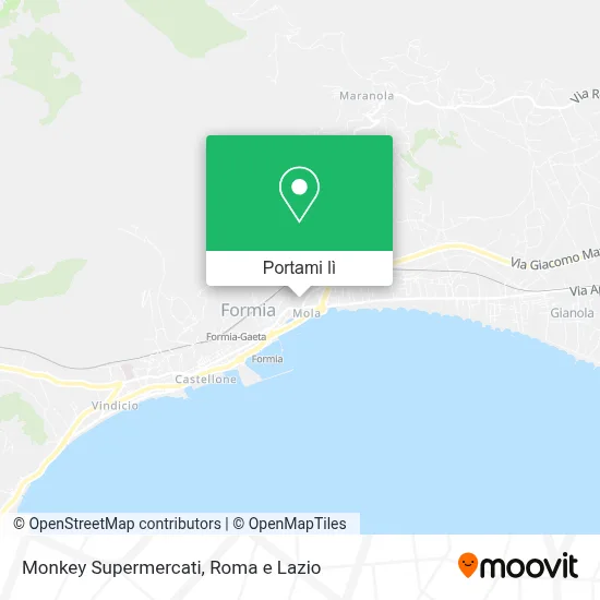 Mappa Monkey Supermercati