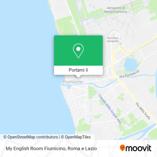 Mappa My English Room Fiumicino