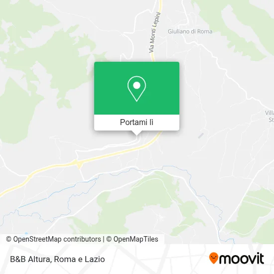 Mappa B&B Altura