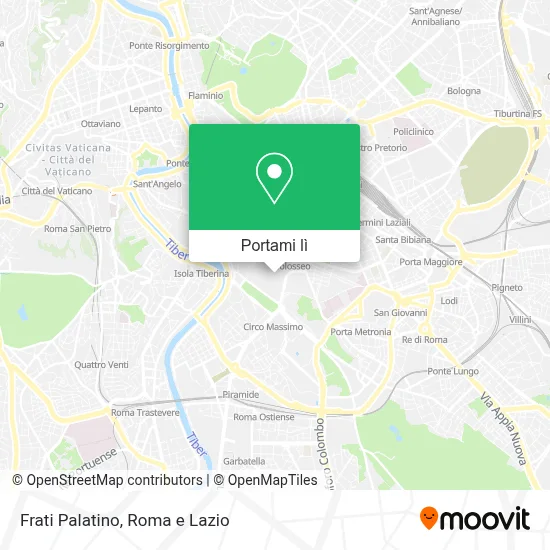 Mappa Frati Palatino
